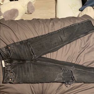 High waisted topshop mom jeans